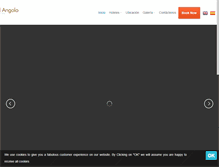 Tablet Screenshot of hoteleselangolo.com